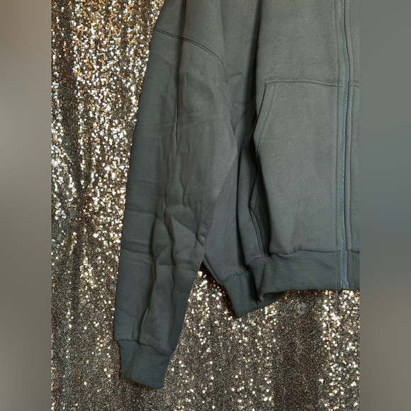 Comfrt Unisex Cloud Zip-Up Hoodie Color Gray Size Large - Picture 5 of 14